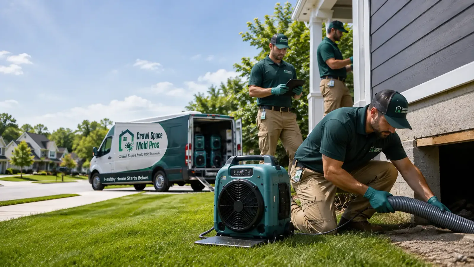 Crawl Space Mold Removal in Driggs, ID
